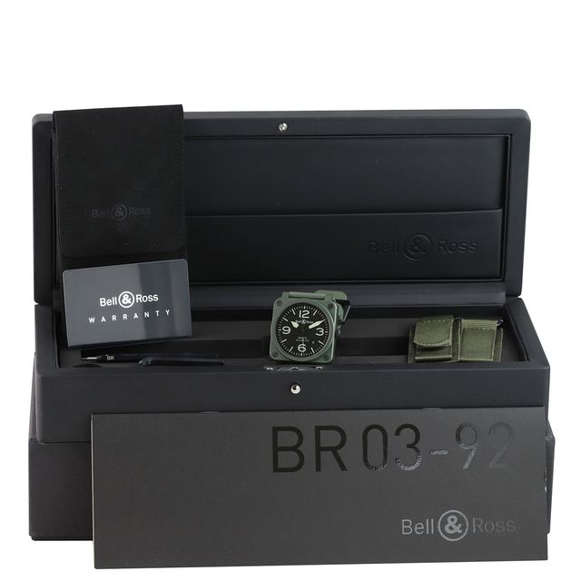 Bell and Ross BR03-92 BR0392-CER-BLP/SCR Image 5